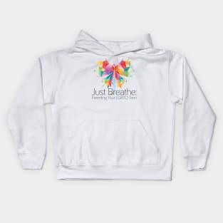 Just Breathe logo Kids Hoodie